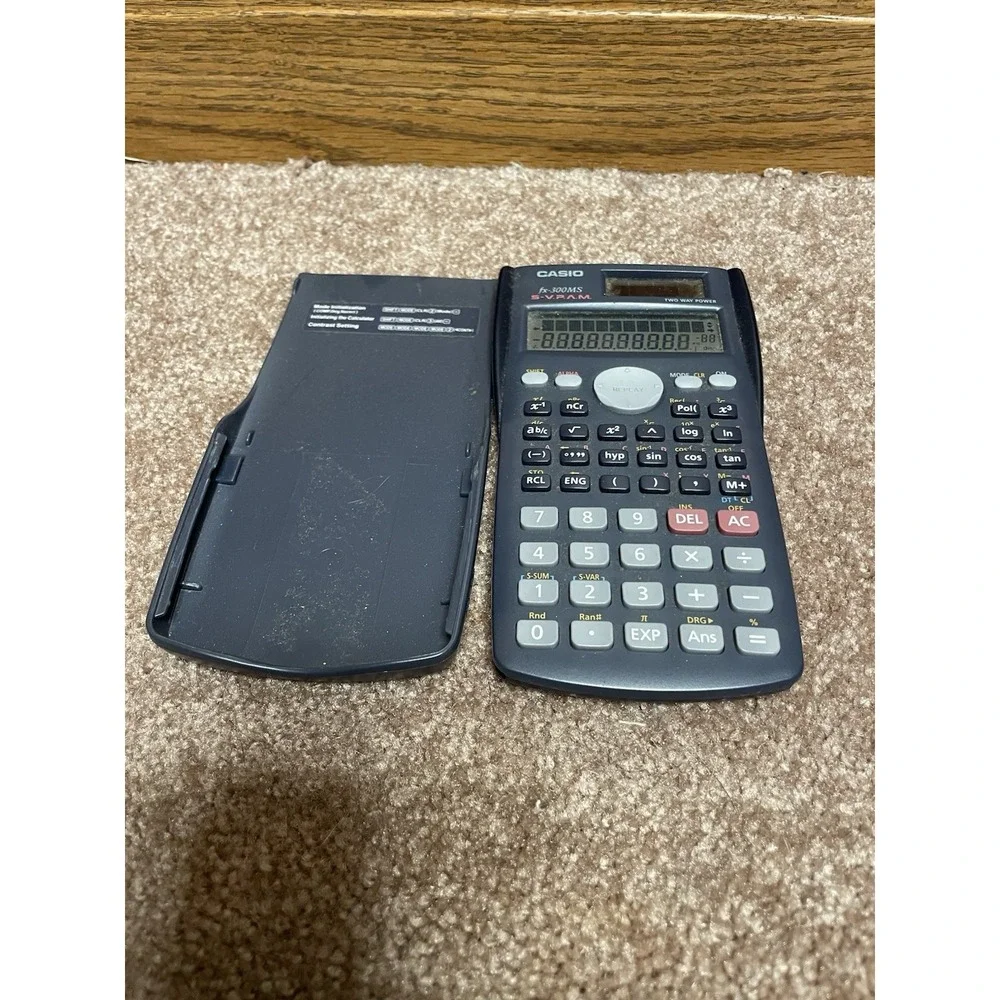 Casio N78 Calculator with Cover Solar & Battery